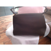 Salvatore Ferragamo Handbag Leather in Khaki
