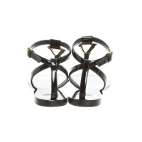 Versace Sandals Patent leather in Black