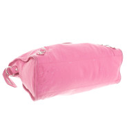Balenciaga City Bag Leer in Roze