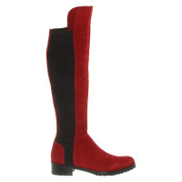 Kennel & Schmenger Bottes en Daim en Rouge