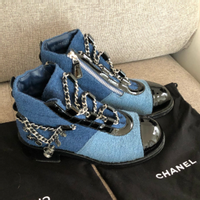 Chanel Laarzen Denim
