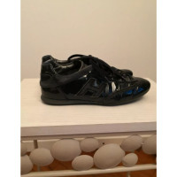 Hogan Trainers Patent leather in Blue