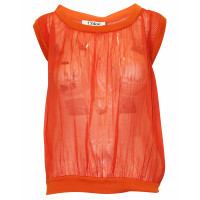 Chloé Top en Soie en Orange