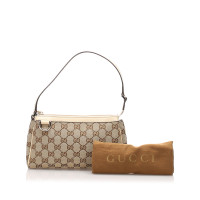 Gucci Umhängetasche aus Canvas in Beige