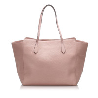 Gucci Swing Tote Leather in Pink