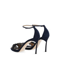 Casadei Sandals Leather in Blue