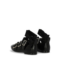 Jil Sander Mocassini/Ballerine in Pelle in Nero