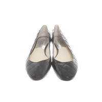 Michael Kors Slippers/Ballerina's Leer in Zwart