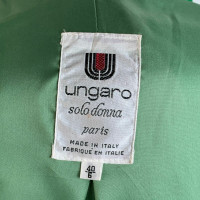 Emanuel Ungaro Jacke/Mantel aus Wolle in Grün