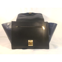 Céline Trapeze Bag aus Leder in Schwarz