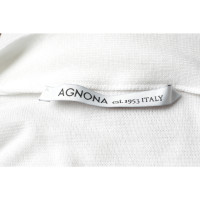 Agnona Oberteil aus Baumwolle in Weiß