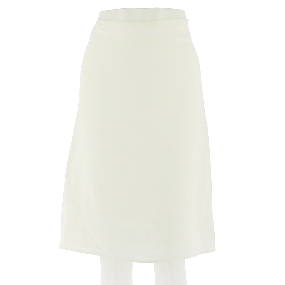 Tara Jarmon Skirt Linen in White