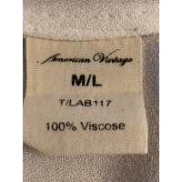 American Vintage Oberteil aus Viskose in Weiß