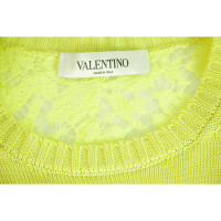 Valentino Garavani Top Cotton in Yellow