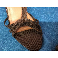 Baldinini Chaussures compensées en Cuir en Marron