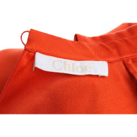 Chloé Top Silk in Orange