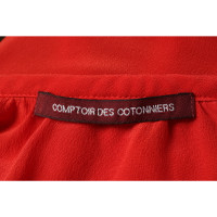 Comptoir Des Cotonniers Oberteil aus Seide in Rot