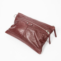 Balenciaga Handbag Leather in Bordeaux
