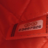 Chanel Handtasche aus Leder in Orange