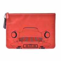 Chanel Handtasche aus Leder in Orange