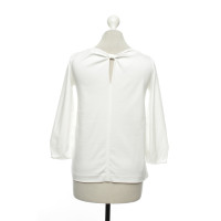 Massimo Dutti Top Cotton in White