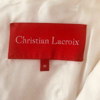 Christian Lacroix Kleid aus Baumwolle in Weiß