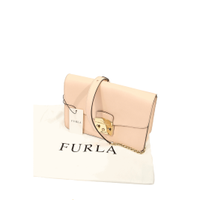 Furla Shoulder bag Leather in Pink