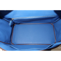 Hermès Birkin Bag 35 Leer in Blauw
