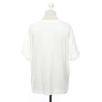 Akris Punto Top en Coton en Blanc