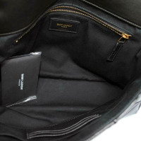 Saint Laurent Jamie Bag Large aus Lackleder in Schwarz