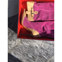 Gianmarco Lorenzi Stiefel aus Leder in Rosa / Pink