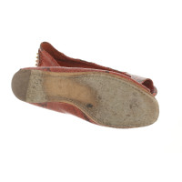 Carshoe Slippers/Ballerina's Leer