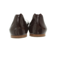 Chloé Slippers/Ballerinas Patent leather in Brown