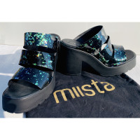 Miista Sandals Patent leather in Black