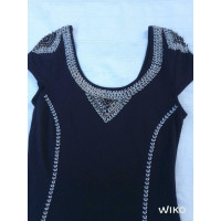 Marella Kleid aus Baumwolle in Schwarz