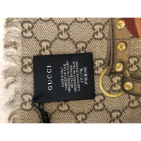 Gucci Schal/Tuch aus Wolle in Braun