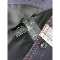 Prada Jacke/Mantel aus Baumwolle in Blau