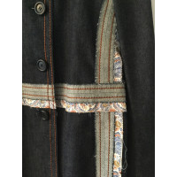 Prada Jacke/Mantel aus Baumwolle in Blau