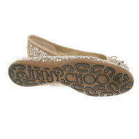 Jimmy Choo Slipper/Ballerinas aus Wildleder