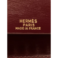 Hermès Borsette/Portafoglio in Pelle in Bordeaux