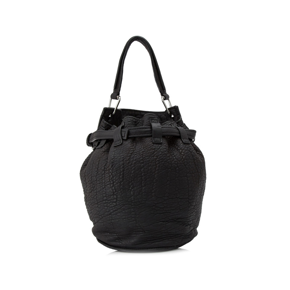 Alexander Wang Diego Bucket Bag Small Leather in Black