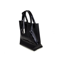 Gianni Chiarini Shopper aus Lackleder in Schwarz