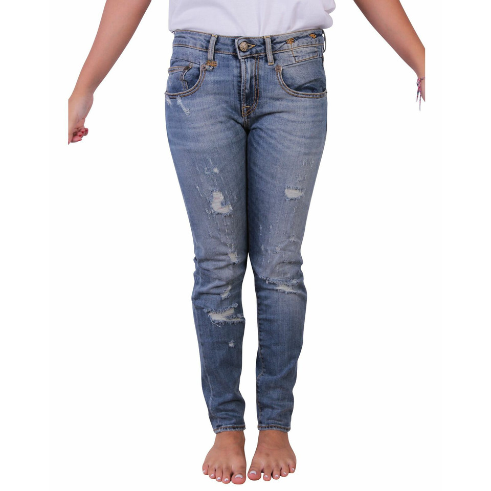 R 13 Jeans aus Jeansstoff in Blau