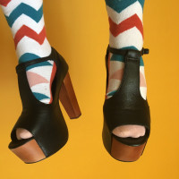 Jeffrey Campbell Pumps/Peeptoes Leather in Black