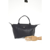 Longchamp Handtasche aus Leder in Blau
