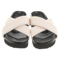 Strenesse Sandals Leather in Cream