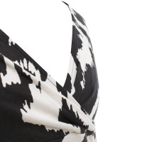 Diane Von Furstenberg Robe en noir / blanc