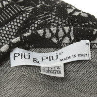 Piu & Piu Abito in maglia con motivo jacquard