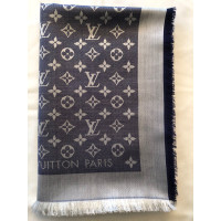 Louis Vuitton Monogram Tuch in Seta in Blu