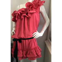 Lanvin For H&M Robe en Soie en Rose/pink